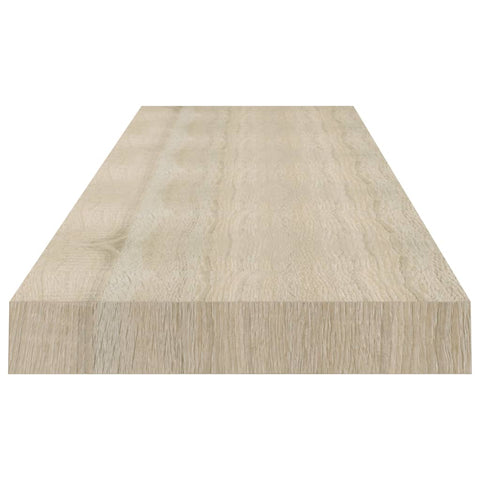 vidaXL Floating Wall Shelf Oak 120x23.5x3.8 cm MDF