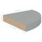 vidaXL Floating Corner Shelves 4 pcs Grey 25x25x3.8 cm MDF