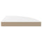 vidaXL Floating Corner Shelf High Gloss White 35x35x3.8 cm MDF
