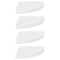 vidaXL Floating Corner Shelves 4 pcs High Gloss White 35x35x3.8 cm MDF