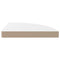 vidaXL Floating Corner Shelves 4 pcs High Gloss White 35x35x3.8 cm MDF