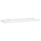 vidaXL Picture Frame Ledge Shelves 2 pcs White 40x9x3 cm MDF