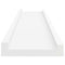 vidaXL Picture Frame Ledge Shelves 2 pcs White 40x9x3 cm MDF