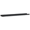 vidaXL Picture Frame Ledge Shelves 2 pcs Black 80x9x3 cm MDF