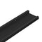 vidaXL Picture Frame Ledge Shelves 2 pcs Black 80x9x3 cm MDF