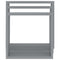 vidaXL Wall Cube Shelves 3 pcs Grey MDF