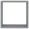 vidaXL Wall Cube Shelves 3 pcs Grey MDF