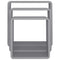 vidaXL Wall Cube Shelves 3 pcs Grey MDF