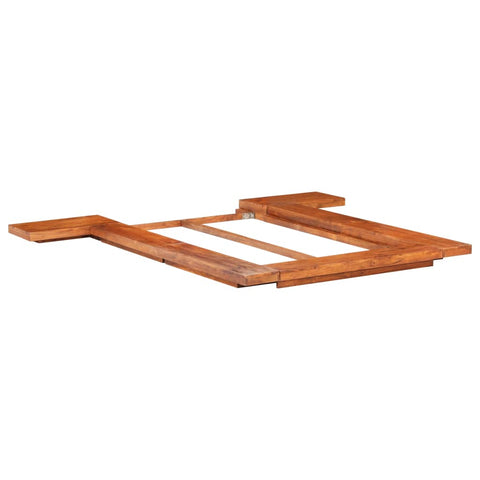 vidaXL Japanese Futon Bed Frame without Mattress Solid Wood 100x200 cm