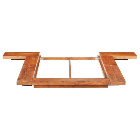 vidaXL Japanese Futon Bed Frame without Mattress Solid Wood 100x200 cm