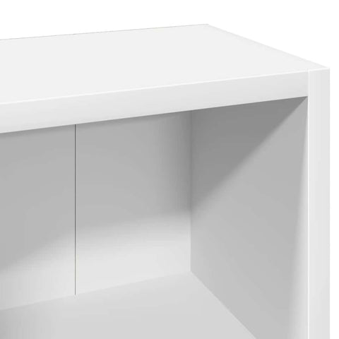 vidaXL CD Cabinets 2 pcs White 21x16x93.5 cm Engineered Wood