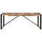 vidaXL Dining Table 200x100x75 cm Solid Wood