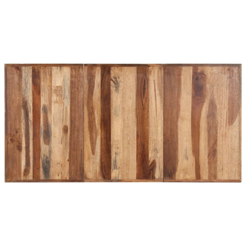 vidaXL Dining Table 160x80x75 cm Solid Wood with Honey Finish