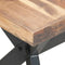 vidaXL Dining Table 160x80x75 cm Solid Wood with Honey Finish