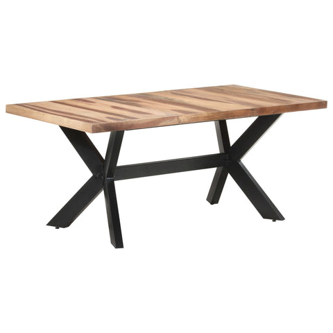 vidaXL Dining Table 180x90x75 cm Solid Wood with Honey Finish