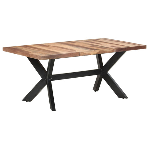 vidaXL Dining Table 180x90x75 cm Solid Wood with Honey Finish