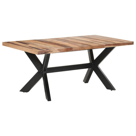 vidaXL Dining Table 180x90x75 cm Solid Wood with Honey Finish