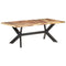 vidaXL Dining Table 200x100x75 cm Solid Wood with Honey Finish