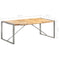 vidaXL Dining Table 200x100x75 cm Solid Rough Mango Wood