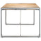 vidaXL Dining Table 220x100x75 cm Solid Rough Mango Wood