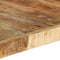 vidaXL Dining Table 140x140x75 cm Rough Mango Wood
