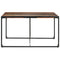 vidaXL Dining Table 140x140x75 cm Solid Reclaimed Wood