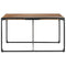 vidaXL Dining Table 140x140x75 cm Solid Wood