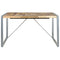 vidaXL Dining Table 140x140x75 cm Rough Mango Wood