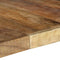 vidaXL Dining Table 140x140x75 cm Rough Mango Wood