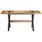 vidaXL Dining Table 160x80x76 cm Rough Mango Wood