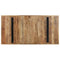 vidaXL Dining Table 160x80x76 cm Rough Mango Wood
