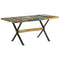 vidaXL Dining Table 160x80x76 cm Solid Reclaimed Wood