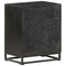 vidaXL Bedside Cabinet Black 40x30x50 cm Solid Acacia and Mango Wood
