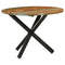 vidaXL Dining Table Round 100x100x75 cm Solid Reclaimed Wood