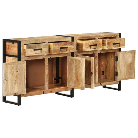 vidaXL Sideboard 172x35x80 cm Solid Mango Wood