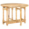 vidaXL Dining Table Round 110x76 cm Solid Mango Wood