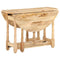 vidaXL Dining Table Round 110x76 cm Solid Mango Wood