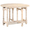 vidaXL Dining Table Round 110x76 cm Solid Mango Wood