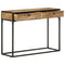vidaXL Console Table 100x35x75 cm Solid Mango Wood