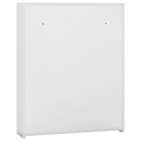 vidaXL Bathroom Mirror Cabinet White 60x15x75 cm MDF