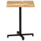 vidaXL Bistro Table Square 60x60x75 cm Rough Mango Wood
