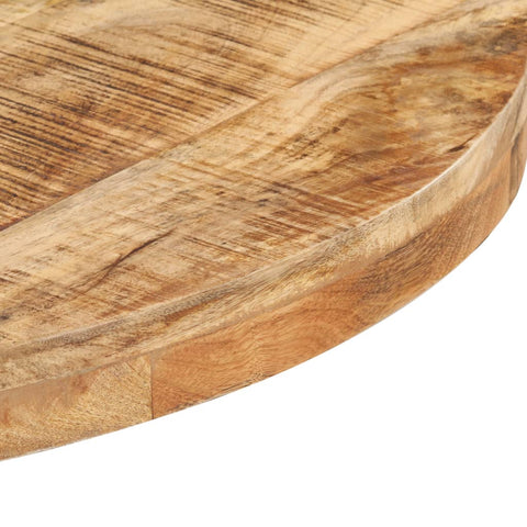 vidaXL Bistro Table Round Ø80x75 cm Rough Mango Wood