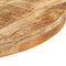 vidaXL Bistro Table Round Ø80x75 cm Rough Mango Wood