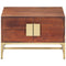 vidaXL Coffee Table Honey Brown 67x67x45 cm Solid Acacia Wood
