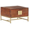 vidaXL Coffee Table Honey Brown 67x67x45 cm Solid Acacia Wood