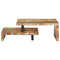 vidaXL 2 Piece Coffee Table Set Solid Reclaimed Wood