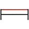 vidaXL Work Bench Frame Metal 150x57x79 cm Black and Red
