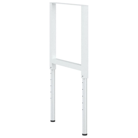 vidaXL Adjustable Work Bench Frames 2 pcs Metal 55x(69-95.5) cm Grey