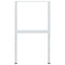 vidaXL Adjustable Work Bench Frames 2 pcs Metal 55x(69-95.5) cm Grey