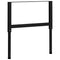 vidaXL Adjustable Work Bench Frames 2 pcs Metal 85x(69-95.5) cm Black